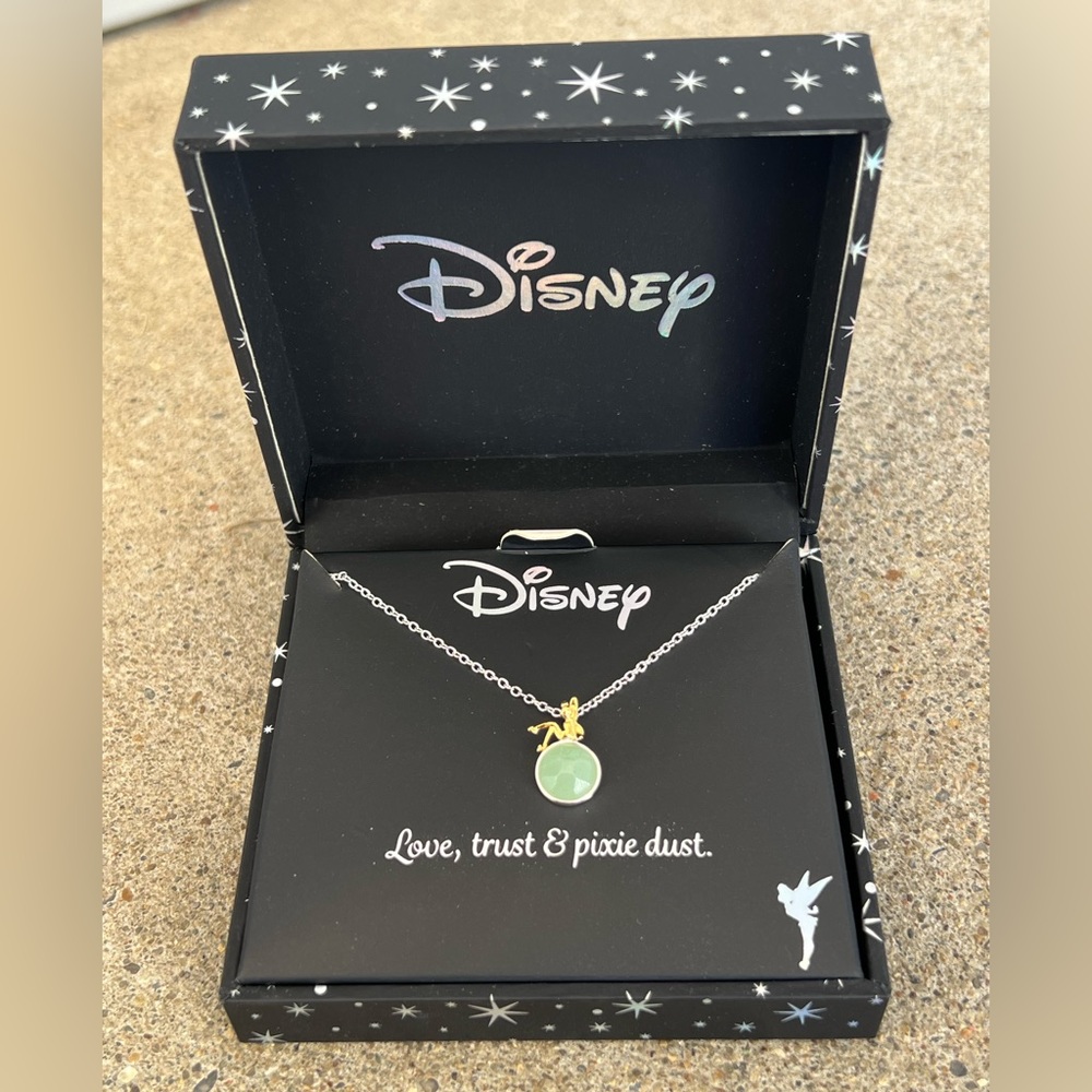 Disney Tinker Bell Love, Trust & Pixie Dust Necklace by LaRocks 2017